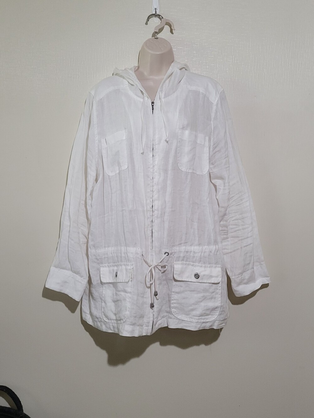 Kenar Linen Hooded Jacket